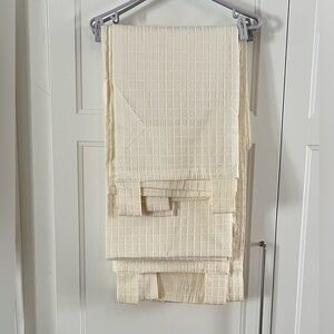 Cream Textured Curtains